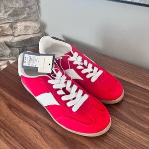 Red sneakers from target size 9